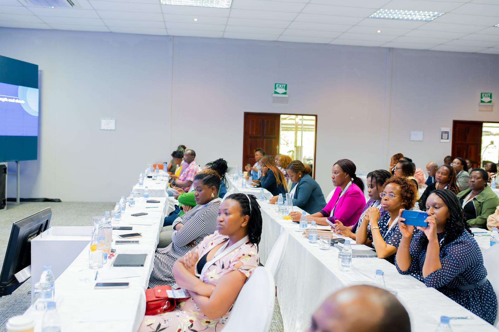 Delegates following a lecture at the refresher course
