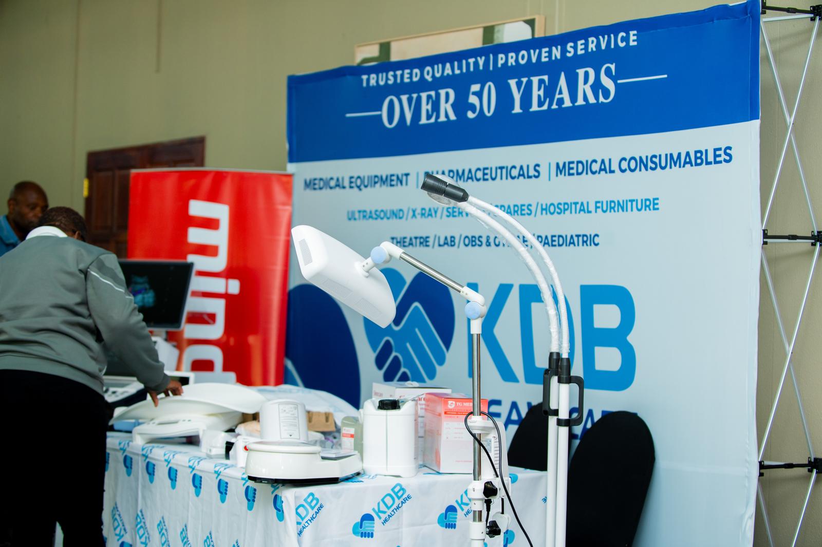 Ultrasound and maternity equipment on display at the congress